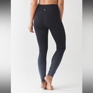 Lululemon Wunder Under Pant (Hi-Rise) - Ombré Black